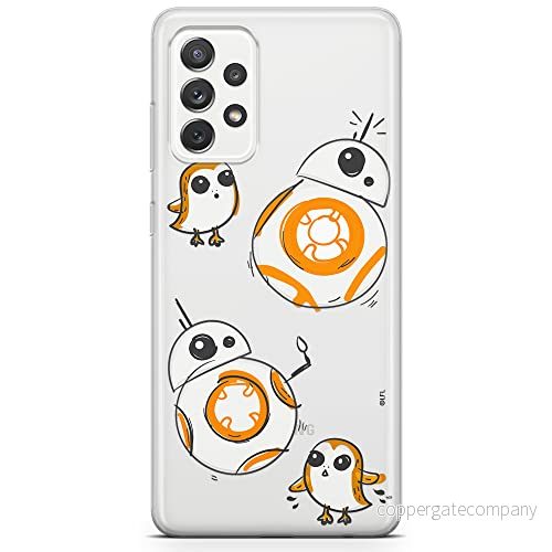 ERT GROUP mobiltelefonfodral för Samsung A73 5G originalt och officiellt licensierat Star Wars mönster BB 8 010 optimalt anpassad till formen på mobiltelefonen, gedeeltelijk transparant 5904805516450