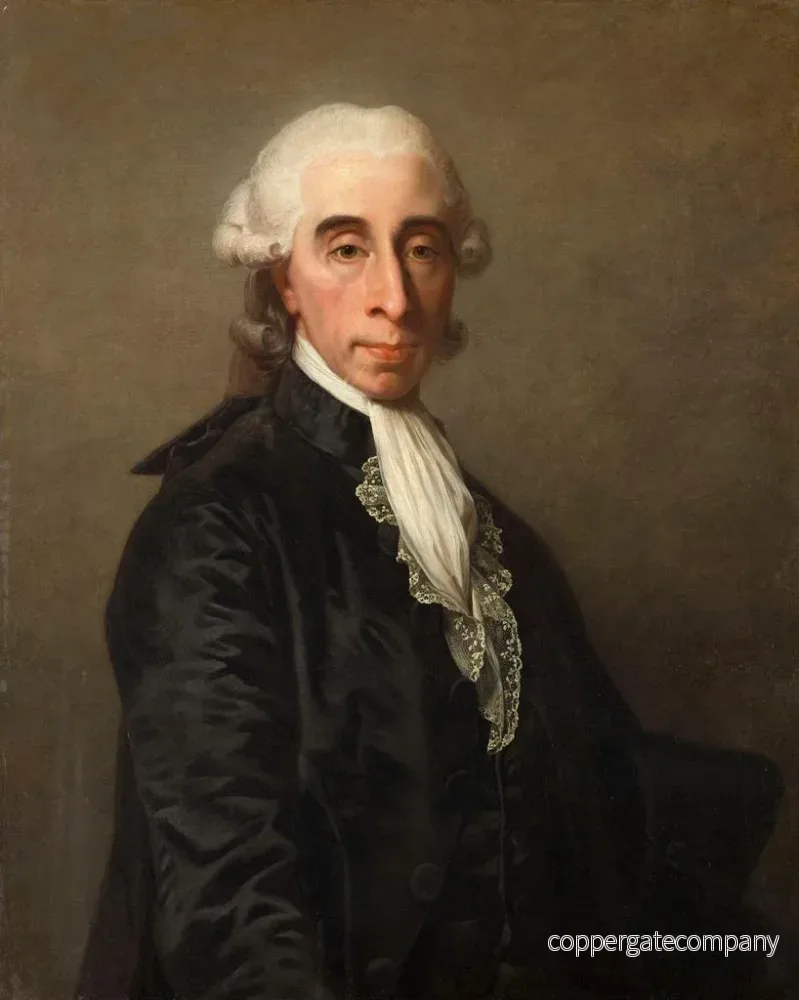Målning av Jean - Sylvain Bailly (1736 - 1793), vetenskapsman och politiker, borgmästare i Paris 1789–1791 - Jean Laurent Mosnier - Bild 2