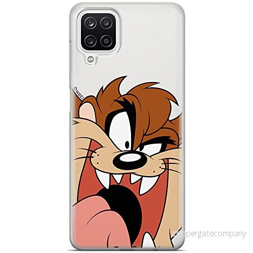 ERT GROUP mobiltelefonfodral för Samsung A12 / M12 originalt och officiellt licensierat Looney Tunes mönster Tasmanian 001 optimalt anpassad till formen på mobiltelefonen, gedeeltelijk transparant 5903040105085