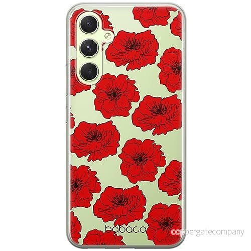 ERT GROUP mobiltelefonfodral för Samsung A54 5G originalt och officiellt licensierat Babaco mönster Flowers 018 optimalt anpassad till formen på mobiltelefonen, gedeeltelijk transparant 5905511799397
