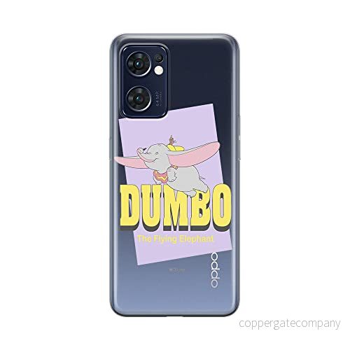 ERT GROUP mobiltelefonfodral för Oppo RENO 7 5G originalt och officiellt licensierat Disney mönster Dumbo 005 optimalt anpassad till formen på mobiltelefonen, gedeeltelijk transparant 5905511306441