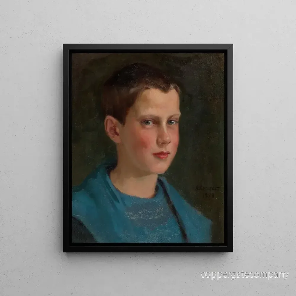 Målning Erik Edelfelt Barn - Albert Edelfelt | Konsttryck