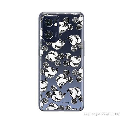 ERT GROUP mobiltelefonfodral för Oppo RENO 7 5G originalt och officiellt licensierat Disney mönster Mickey 025 optimalt anpassad till formen på mobiltelefonen, gedeeltelijk transparant 5905511306724
