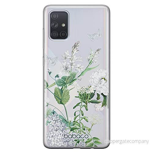 ERT GROUP mobiltelefonfodral för Samsung A71 originalt och officiellt licensierat Babaco mönster Flowers 033 optimalt anpassad till formen på mobiltelefonen, gedeeltelijk transparant 5905131287021