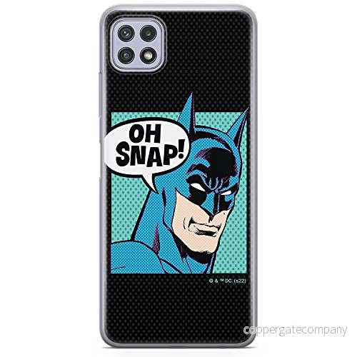 ERT GROUP mobiltelefonfodral för Samsung A22 5G originalt och officiellt licensierat DC mönster Batman 038 optimalt anpassad till formen på mobiltelefonen, fodral tillverkad av TPU plast 5905131550149