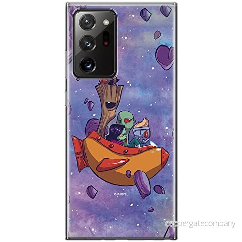 ERT GROUP mobiltelefonfodral för Samsung Galaxy NOTE 20 ULTRA originalt och officiellt licensierat Marvel mönster Guardians of the 010, fodral tillverkad av TPU plast 5903040361085