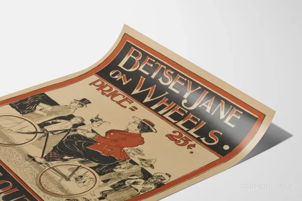 Vintageposter Betsey Jane on Wheels - Bild 3