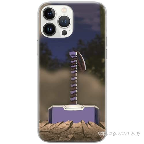 ERT GROUP mobiltelefonfodral för Iphone 13 PRO originalt och officiellt licensierat Marvel mönster Thor 002 Vit optimalt anpassad till formen på mobiltelefonen, fodral tillverkad av TPU plast 5903932855210