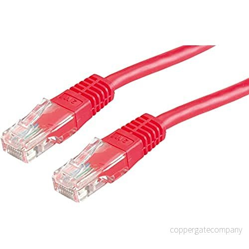 ROLINE Patchkabel Kat.5e (klass D) UTP, röd, 5 m 7611990134878
