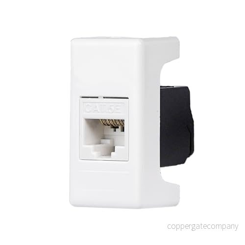 FANTON 23700 37 RJ45 UTP 180 cat.5e verktygsfri krympning med plattadapter och fästen GEWISS SYSTEM 8015450182833