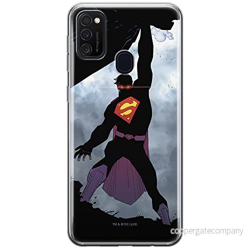 ERT GROUP mobiltelefonfodral för Samsung M21 originalt och officiellt licensierat DC mönster Superman 008 optimalt anpassad till formen på mobiltelefonen, fodral tillverkad av TPU plast 5903537846415