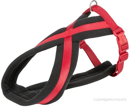 Trixie Premium touring harness M L: 50 90 cm/25 mm red 4011905204031