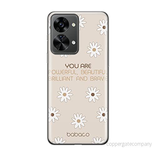 ERT GROUP mobiltelefonfodral för Oneplus NORD 2T 5G originalt och officiellt licensierat Babaco mönster Positive vibes 003 anpassad till formen på mobiltelefonen, fodral tillverkad av TPU plast 5905511270513