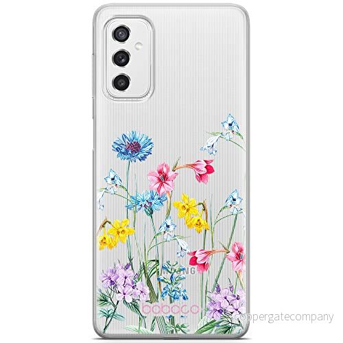 ERT GROUP mobiltelefonfodral för Samsung M52 5G originalt och officiellt licensierat Babaco mönster Flowers 040 optimalt anpassad till formen på mobiltelefonen, gedeeltelijk transparant 5905131311498
