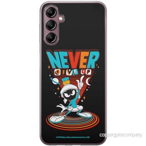 ERT GROUP mobiltelefonfodral för Samsung A14 4G/5G originalt och officiellt licensierat Looney Tunes mönster Marvin 006 anpassad till formen på mobiltelefonen, fodral tillverkad av TPU plast 5905795130343