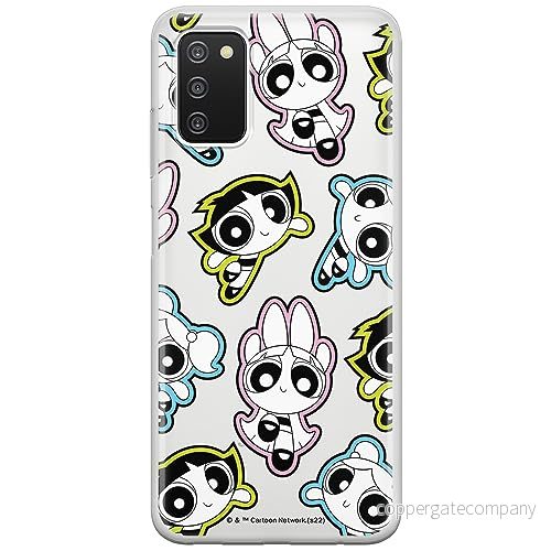 ERT GROUP mobiltelefonfodral för Samsung A03S originalt och officiellt licensierat The Powerpuff Girls mönster 022 anpassad till formen på mobiltelefonen, gedeeltelijk transparant 5905511968625