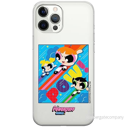ERT GROUP mobiltelefonfodral för Iphone 12 PRO MAX originalt och officiellt licensierat The Powerpuff Girls mönster 025, gedeeltelijk transparant 5905511970536