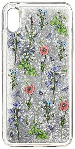 ERT GROUP mobiltelefonfodral för Apple Iphone XS Max originalt och officiellt licensierat Disney mönster Tinker Bell 004 Vit anpassad till formen på mobiltelefonen, med glitter overflow effekt 5904805654619