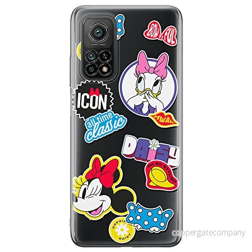 ERT GROUP mobiltelefonfodral för Xiaomi Redmi Note 11T 5G/11S 5G/POCO M4 Pro 5G originalt och officiellt licensierat Disney mönster Minnie 067, gedeeltelijk transparant 5905131812421