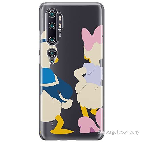 ERT GROUP mobiltelefonfodral för Xiaomi MI NOTE 10 / PRO originalt och officiellt licensierat Disney mönster Donald & Daisy 001, gedeeltelijk transparant 5904805582677