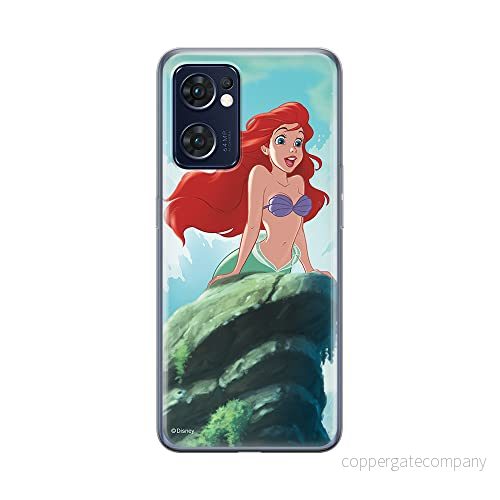 ERT GROUP mobiltelefonfodral för Oppo RENO 7 5G originalt och officiellt licensierat Disney mönster Ariel 001 optimalt anpassad till formen på mobiltelefonen, fodral tillverkad av TPU plast 5905511302047