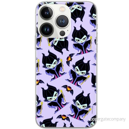ERT GROUP mobiltelefonfodral för Iphone 13 PRO originalt och officiellt licensierat Disney mönster Maleficent 004 optimalt anpassad till formen på mobiltelefonen, fodral tillverkad av TPU plast 5905131487421
