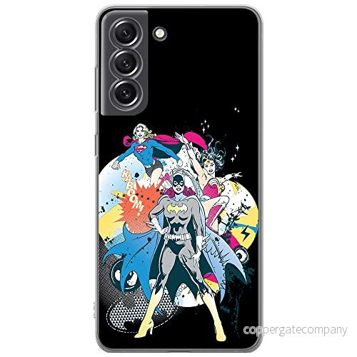 ERT GROUP mobiltelefonfodral för Samsung S21 FE originalt och officiellt licensierat DC mönster Super Girls 001 optimalt anpassad till formen på mobiltelefonen, fodral tillverkad av TPU plast 5903932987362