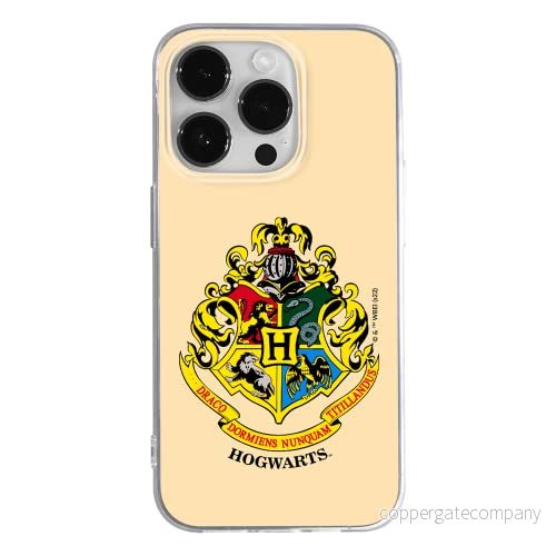 ERT GROUP mobiltelefonfodral för Apple Iphone 14 PRO originalt och officiellt licensierat Harry Potter mönster 205 anpassad till formen på mobiltelefonen, fodral tillverkad av TPU plast 5905131922649