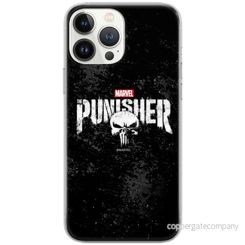 ERT GROUP mobiltelefonfodral för Samsung F62 / M62 originalt och officiellt licensierat Marvel mönster Punisher 003 optimalt anpassad till formen på mobiltelefonen, fodral tillverkad av TPU plast 5904805526596