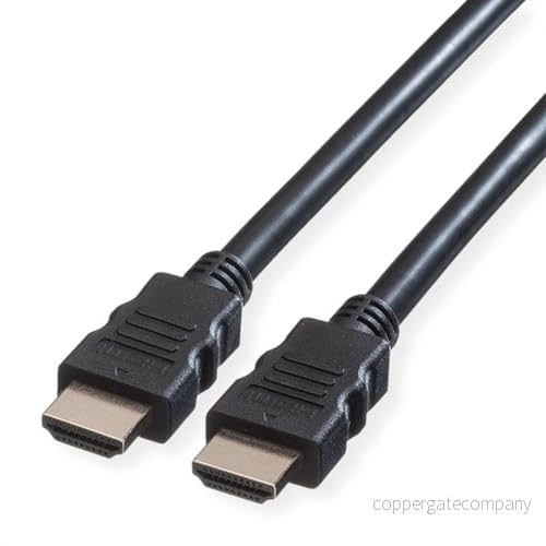 Value HDMI-kabel Ultra HD med Ethernet, 8K, St St, svart, 1 m 7611990151356