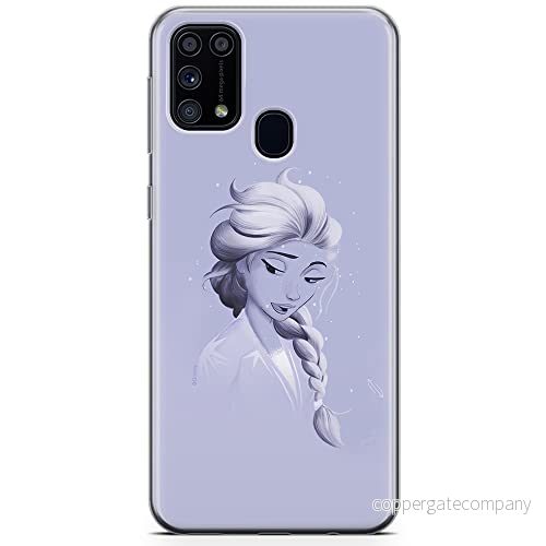 ERT GROUP mobiltelefonfodral för Samsung M31 originalt och officiellt licensierat Disney mönster Elsa 013 optimalt anpassad till formen på mobiltelefonen, fodral tillverkad av TPU plast 5904805475429