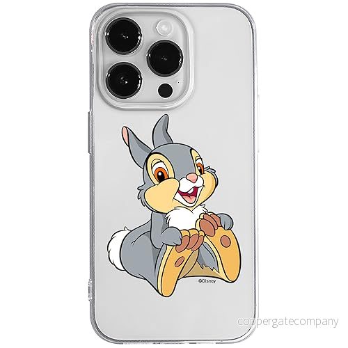 ERT GROUP mobiltelefonfodral för Iphone 14 PRO MAX originalt och officiellt licensierat Disney mönster Thumper 002 optimalt anpassad till formen på mobiltelefonen, gedeeltelijk transparant 5905131935304