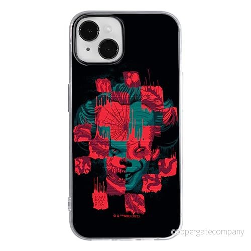 ERT GROUP mobiltelefonfodral för Iphone 14 PLUS originalt och officiellt licensierat Horror mönster It 013 optimalt anpassad till formen på mobiltelefonen, fodral tillverkad av TPU plast 5905131983787
