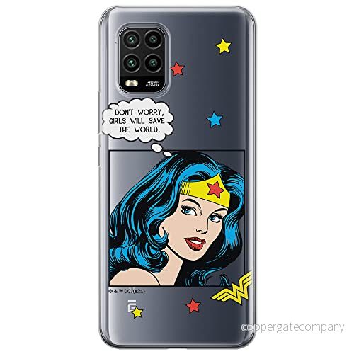 ERT GROUP mobiltelefonfodral för Xiaomi MI 10 LITE originalt och officiellt licensierat DC mönster Wonder Woman 028 optimalt anpassad till formen på mobiltelefonen, gedeeltelijk transparant 5903932943870