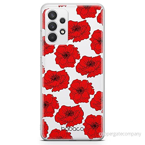 ERT GROUP mobiltelefonfodral för Samsung A32 4G LTE originalt och officiellt licensierat Babaco mönster Flowers 018 optimalt anpassad till formen på mobiltelefonen, gedeeltelijk transparant 5903932634884