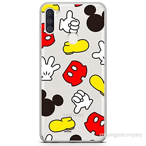ERT GROUP mobiltelefonfodral för Samsung A11 / M11 originalt och officiellt licensierat Disney mönster Mickey 046 optimalt anpassad till formen på mobiltelefonen, gedeeltelijk transparant 5905131806888
