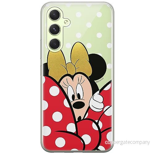 ERT GROUP mobiltelefonfodral för Samsung A54 5G originalt och officiellt licensierat Disney mönster Minnie 015 optimalt anpassad till formen på mobiltelefonen, gedeeltelijk transparant 5905511793579