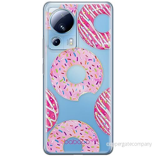 ERT GROUP mobiltelefonfodral för Xiaomi 13 LITE/CIVI 2 originalt och officiellt licensierat Babaco mönster Donut 002 optimalt anpassad till formen på mobiltelefonen, gedeeltelijk transparant 5905511918798
