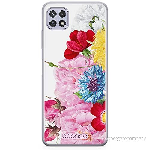 ERT GROUP mobiltelefonfodral för Samsung A22 5G originalt och officiellt licensierat Babaco mönster Flowers 056 optimalt anpassad till formen på mobiltelefonen, fodral tillverkad av TPU plast 5905131359568