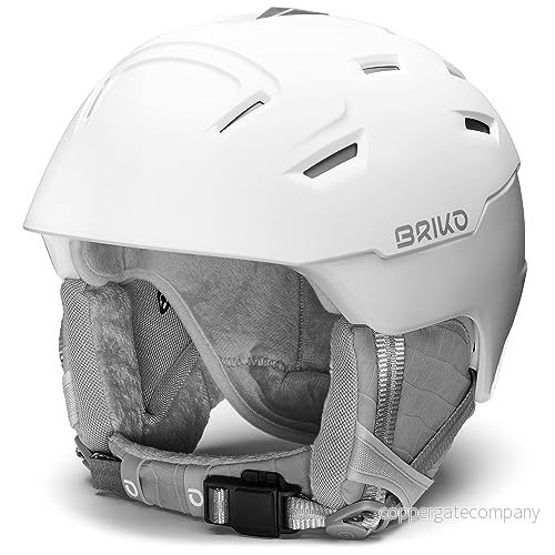 Briko, HELMET Kvinna, Matt Shiny White, XL 8058155329806