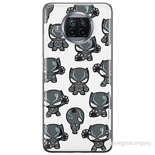 ERT GROUP mobiltelefonfodral för Xiaomi MI 10T LITE/REDMI NOTE 9 PRO 5G originalt och officiellt licensierat Marvel mönster Black Panther 016, fodral tillverkad av TPU plast 5904805230738