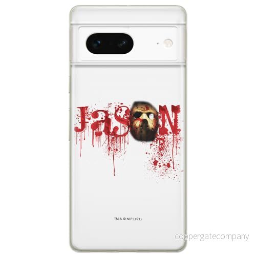 ERT GROUP mobiltelefonfodral för Google PIXEL 7 originalt och officiellt licensierat Horror mönster Friday the 13th 001 optimalt anpassad till formen på mobiltelefonen, fodral tillverkad av TPU plast 5905795152512