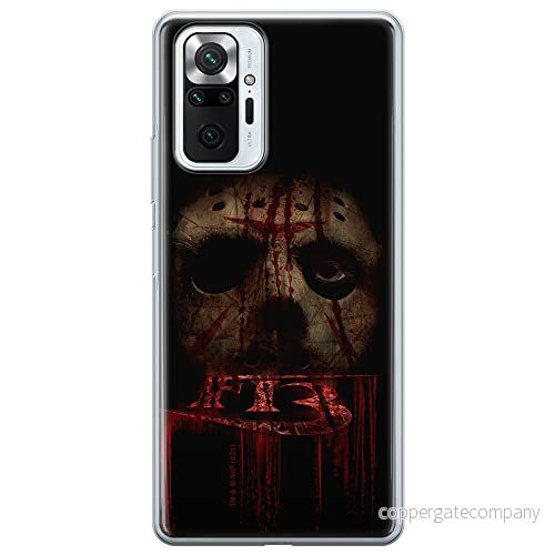 ERT GROUP mobiltelefonfodral för Xiaomi REDMI NOTE 10 PRO originalt och officiellt licensierat Horror mönster Friday the 13th 013 anpassad till formen på mobiltelefonen, fodral tillverkad av TPU plast 5905511110819