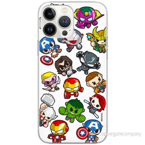 ERT GROUP mobiltelefonfodral för Huawei P30 Lite originalt och officiellt licensierat Marvel mönster Avengers 024 Vit optimalt anpassad till formen på mobiltelefonen, fodral tillverkad av TPU plast 5904805191343