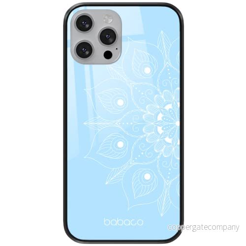 ERT GROUP mobiltelefonfodral för Apple Iphone 12 PRO MAX originalt och officiellt licensierat Babaco mönster Mandalas 001 tillverkad av härdat glas, optimalt anpassat till mobilens form, skyddsfodral 5904805808456