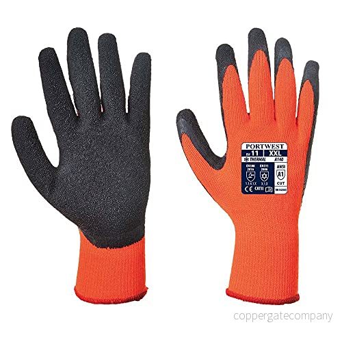 Portwest Termiskt grepphandske, Färg: Orange, Storlek: L, A140ORBL 5036108168651