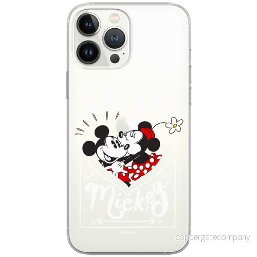 ERT GROUP mobiltelefonfodral för Huawei P30 originalt och officiellt licensierat Disney mönster Mickey & Minnie 002 Vit optimalt anpassad till formen på mobiltelefonen, gedeeltelijk transparant 5903040699980