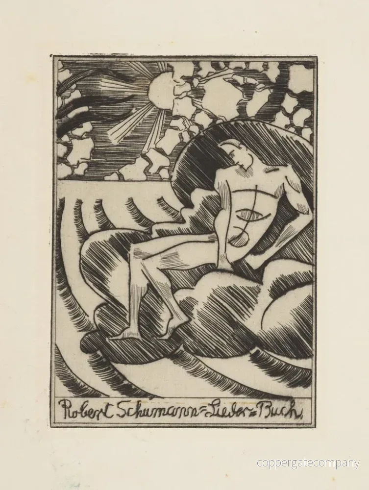 Målning av Robert Schumann's sångbok - August Babberger - Bild 2