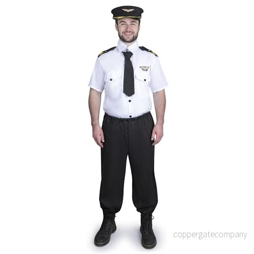 Dress Up America Deluxe Adult Pilot dräkt 86138906612