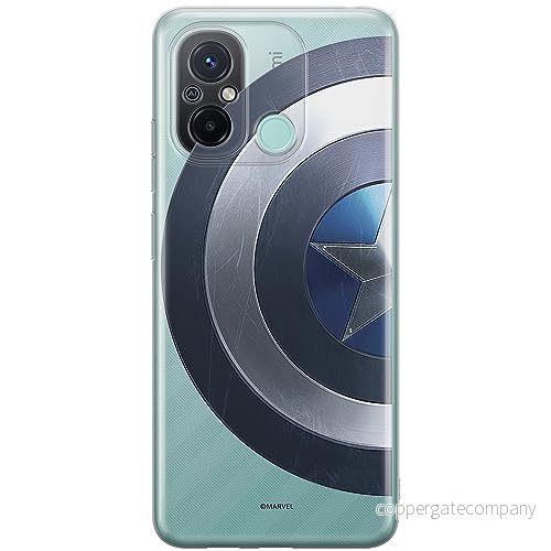 ERT GROUP mobiltelefonfodral för Xiaomi REDMI 12C/ 11A originalt och officiellt licensierat Marvel mönster Capitan America 006 anpassad till formen på mobiltelefonen, gedeeltelijk transparant 5905511840631